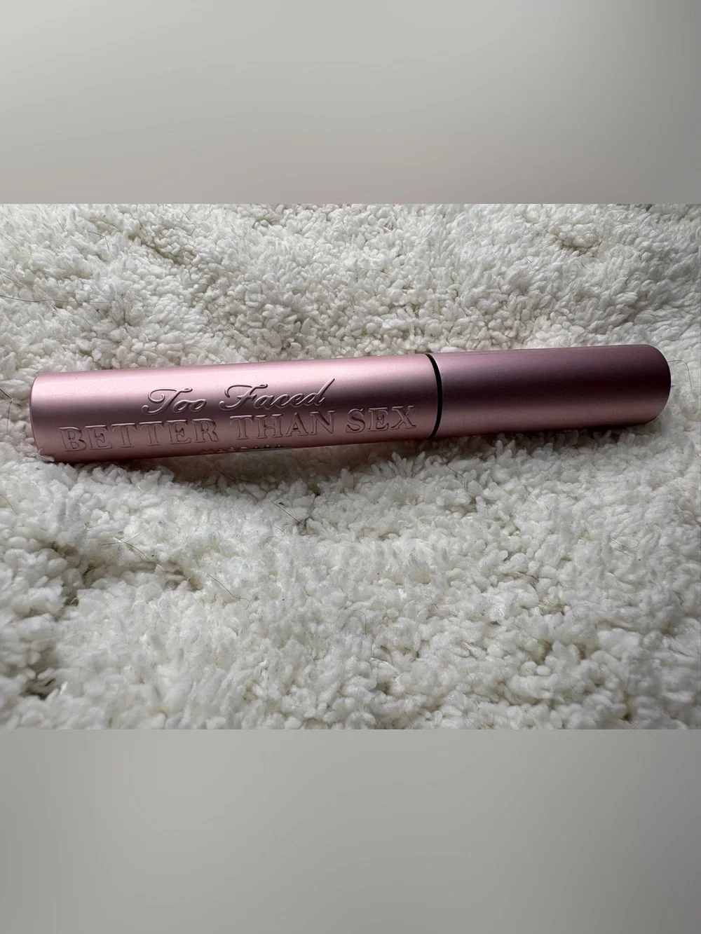 Too Faced Metallic Rose Pink Mascara Tube - Better than Sex